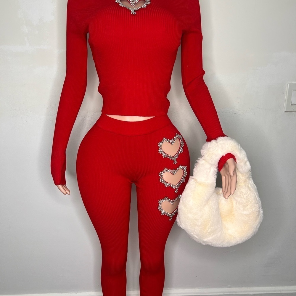 Our hearts leggings set - Picture 3 of 5
